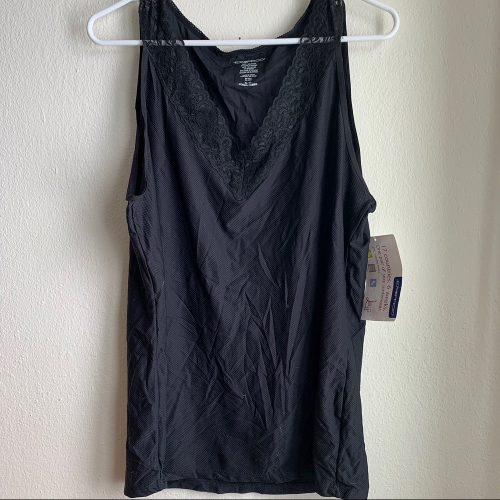 ExOfficio GNG Lacy Tank Black XL (NWOT)